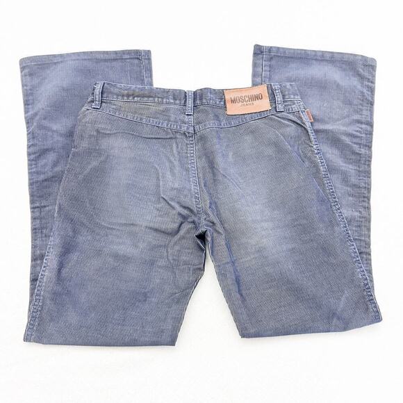 Moschino Corduroy Style Wide leg Pants Size 28 - Picture 9 of 10